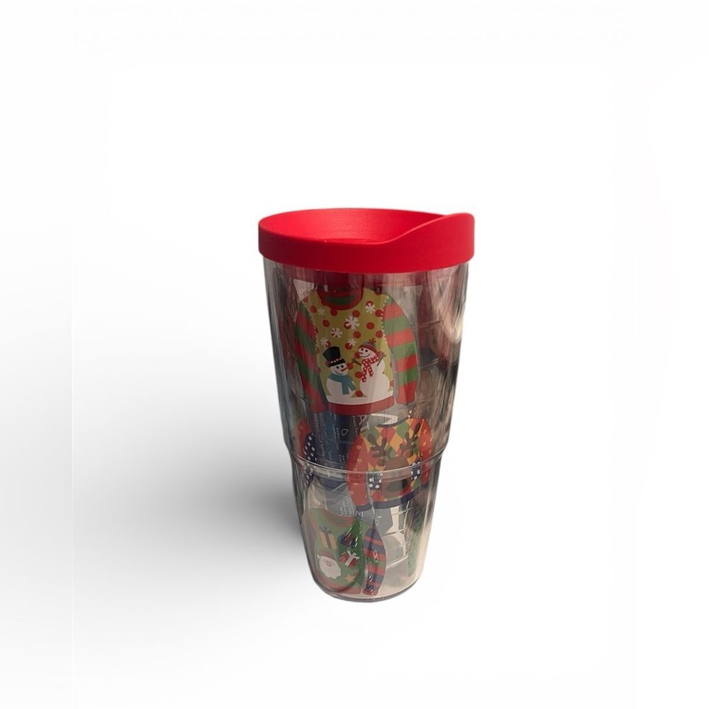 NEW Tervis Christmas Holiday Limited Edition Sweater tumbler with lid 24 oz.